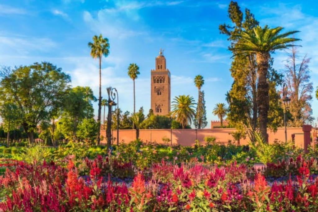 Luxury Refuge - Marrakech Centre Appartement Marrakesh Buitenkant foto