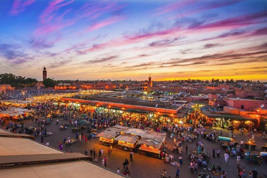 Luxury Refuge - Marrakech Centre Appartement Marrakesh Buitenkant foto